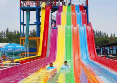 China Racing Extreme Water Slides 12m Height Fiberglass For Resorts Pool for sale