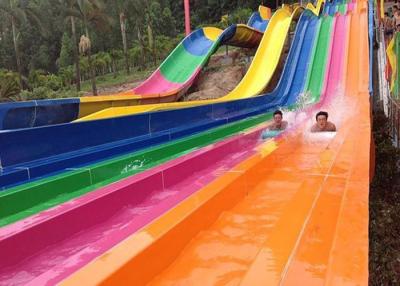 China Custom Racing Side By Side Water Slide for sale