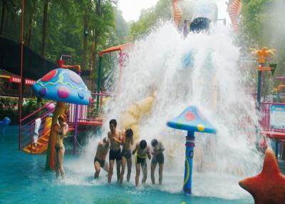 China Colorful Aqua Playground Fiberglass Water Slide , Theme Park Equiment for sale