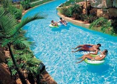 China Family Fun Water Park Lazy River Artificial Pool With High - Pressure Air Pump for sale