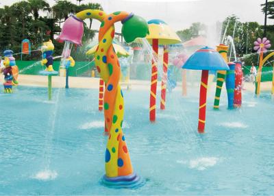 China Flower Flowing Children Water Playground Customized Multi Color Spray for sale