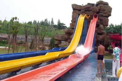 China Swimming Pool Fiberglass Water Park Slide For Adult High Safety for sale