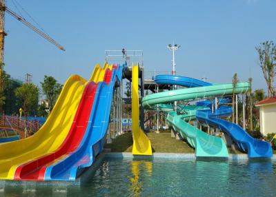 China Adult Or Children Combined Spiral Water Slide / Water Park Equipment for sale