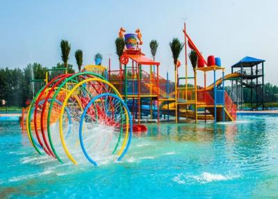 China Children Water Pool Playground Equipment For Splash Park Anti - UV for sale