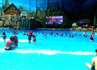 China PLC Control Amusement Water Park Wave Pool For Surfing for sale