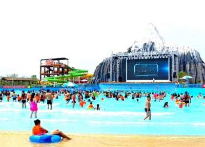 China piscina al aire libre de la onda del parque del agua de los 20m para los adultos de los niños en venta