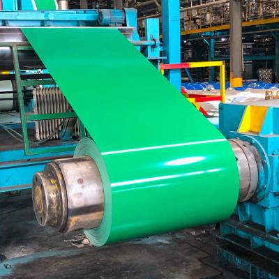 Китай Крыша катушки PPGI RAL 6010 зеленая Prepainted гальванизированная стальная с 0.5mm продается
