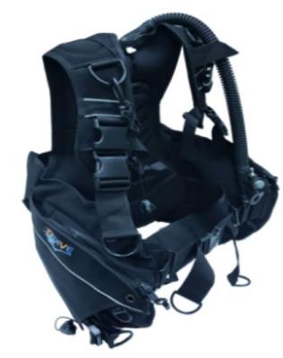 China Wear Resistant BCD Buoyancy Control Device Durable Black Color for sale
