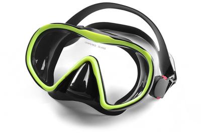China Gafas ultraligeras de la máscara del buceo con escafandra de la PC con las lentes de la prescripción en venta