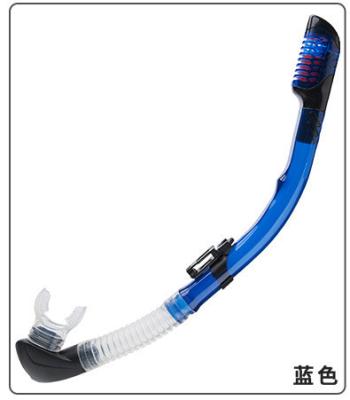 China Material multicolor del silicón del tubo respirador ultra seco oceánico del buceo con escafandra en venta