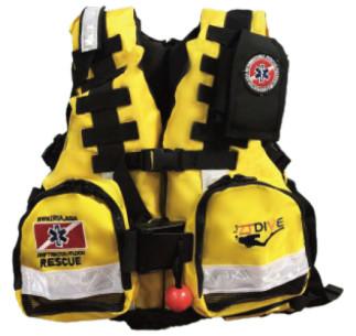 China Multipurpose Rescue Life Jacket 150N Buoyancy Yellow Color Durable for sale