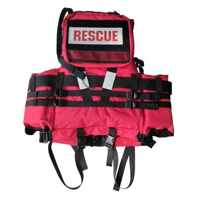 China Red EPE Foam Water Rescue Life Vest , Waterproof Type V Rescue PFD for sale