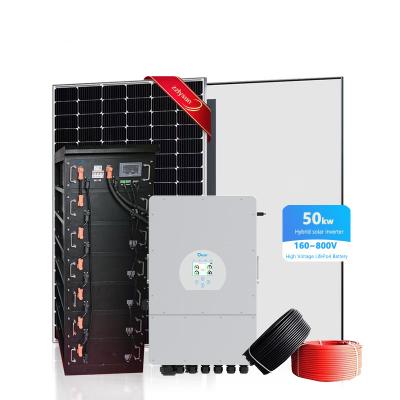 China Photovoltaic Solar Energy Power System PV Rooftop With Lithium Batteries for sale