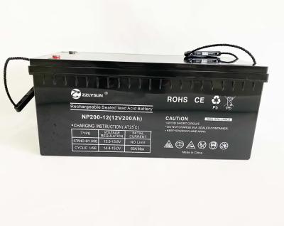 China Solar Lead Acid Storage Battery Deep Cycle Gel Battery 12V 200AH 250AH for sale