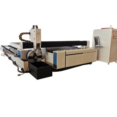 China SNR Raycus Fiber Laser Cutting Machine 2kW Laser Steel Pipe Cutter for sale