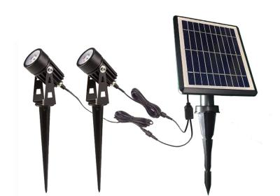 China Low Voltage Solar Landscape Spotlights 5W Outdoor IP65 Waterproof for sale