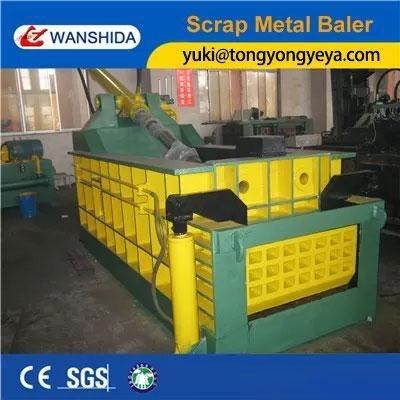 China Forward Out Hydraulic Metal Baler Machine 1350kN Aluminum Scrap Baler for sale