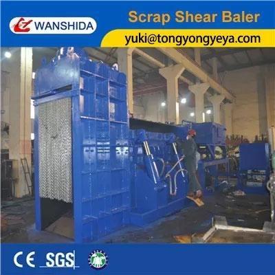 China 20MPa Shear Baler Motor 37kW×2sets Horizontal Metal Scrap Baler for sale