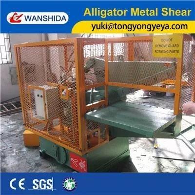 China 7.5kW Scrap Metal Shear Height 1600mm Steel Scrap Shredder Machine Save Time for sale