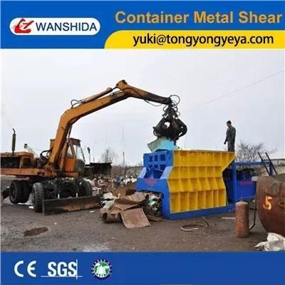 China 4000Kn Scrap Shearing Machine 1.5 Times/Min Hydraulic Metal Shear Machine for sale