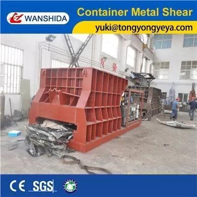 China Width 132mm Hydraulic Scrap Shear Cut Easily Scrap Metal Processing Equipment for sale