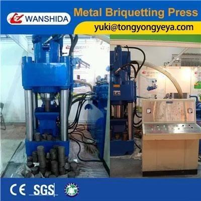 China No Vibration Metal Briquetting Press 1 Set Sawdust Briquette Machine for sale