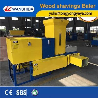 China 30 Ton Industrial Baler Machine 7.5kW Sawdust Baler Machine Safety Alarm for sale