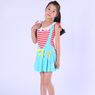 China Pretty Summer Essential Stretch Baby Girls Swimsuit for sale