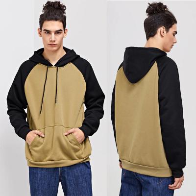 China Winter Wholesale Men Cut And Sew Hooded Sweatshirt for sale