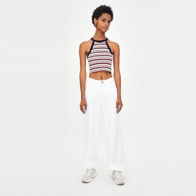 China Factory Price Women Summer Stripes Cotton Tank Top for sale