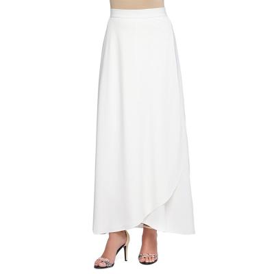 Chine Alibaba vendent modèles en gros de jupe d'enveloppe blanche de jupe de femmes de maxis longs à vendre