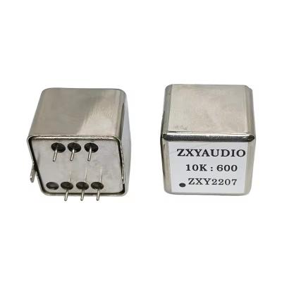 Chine ZXY2207 Transformateur audio à lamine permalloy 600:600/10K:10K / 600:10K/ 10K:600 Transformateur à isolateur audio à broche verticale à vendre