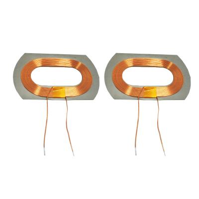 China Wireless Charging Semiconductor Receiving Coil Amorphous Wrapped Wire for sale