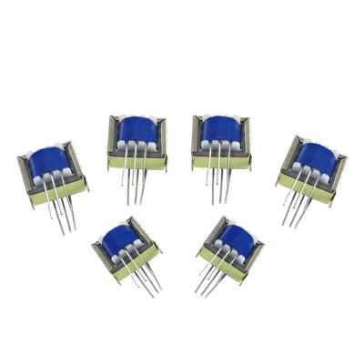 China Audio Power Pulse Transformer EI14 Fixed With Iron Clip Soft Feet for sale