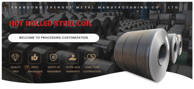 ASTM A36 A572 Gr50 S355 J2 Ss400 S275jr 1000mm 1500mm Width Hot Rolled Carbon Steel Coil for Construction Material