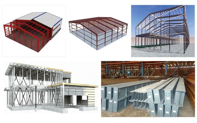 Customized Estructura De Acero Prefabricated Prefab Hall Building Steel Structure S235 S275jr for Warehouse Workshop
