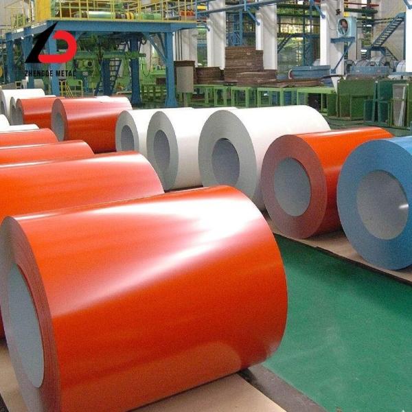 Quality PVDF Coating PPGI Steel Coil Ral 5015 colour coated aluminium coil for sale