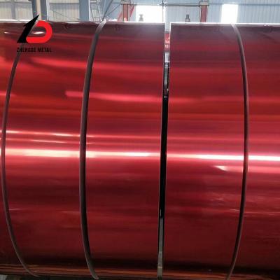 China 0.5mm PPGI Steel Coil Red PPGI Prepainted Galvanized Steel Coil for sale