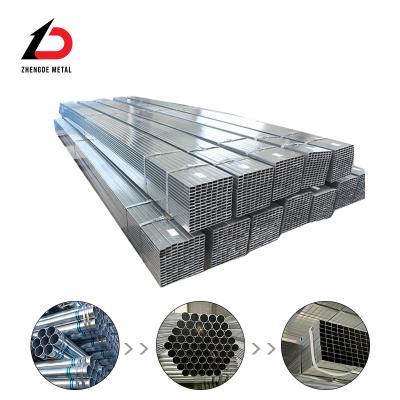 China                  ASTM DN60 80 Sch.20 40 Galvanized Round Pipe Square Rectangle Galvanized Square Tube Thin Wall Thick Wall Large Diameter Galvanized Welded Steel Pipe Spot Stock              for sale