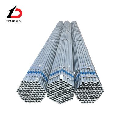 China OEM tubo redondo de acero galvanizado ASTM A36 Q235 tubo galvanizado de acero al carbono en venta