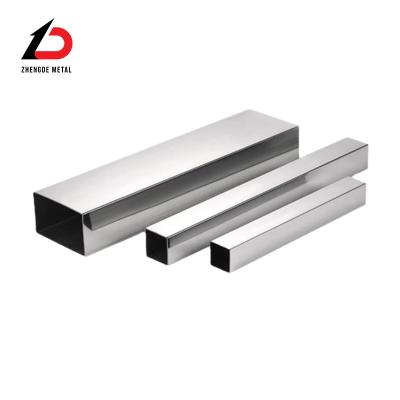 China Tubos rectangulares de acero inoxidable pulido DIN Ss 201 304 Ss en venta