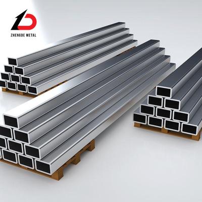 China Decorative AISI Stainless Steel Pipe Tube Rectangular Square Ss Hairline for sale