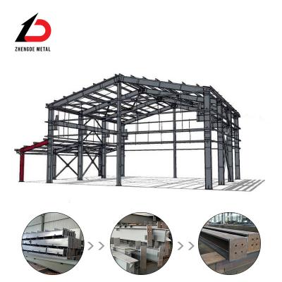 China Panel de sándwich Estrutura del marco de acero Edificios con marco de metal galvanizado en venta