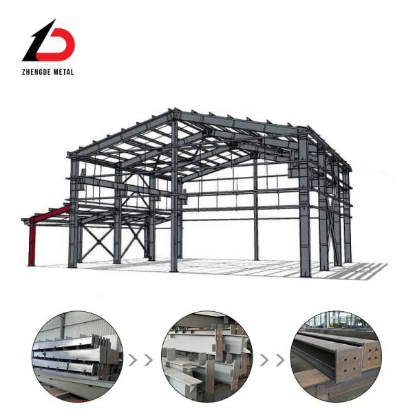 Quality Q235 Prefabricated Building Steel Structure Customized S235 S275jr for sale