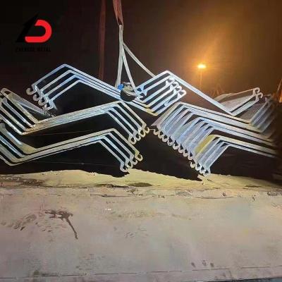 China Customized Steel Sheet Pile S275, S355, S390, S430 Sheet Pile Sections for sale