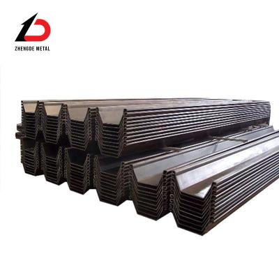 Cina Saldatura facile pilastri di lamiera di acciaio interconnesso Sy295 Sy390 12m Larsen Profile Strutturale in vendita