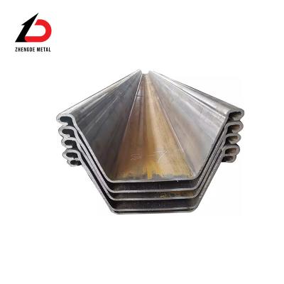 China Pilas de chapa de acero laminada en frío de sección U Pilas de chapa de tipo U Soldadura fácil en venta