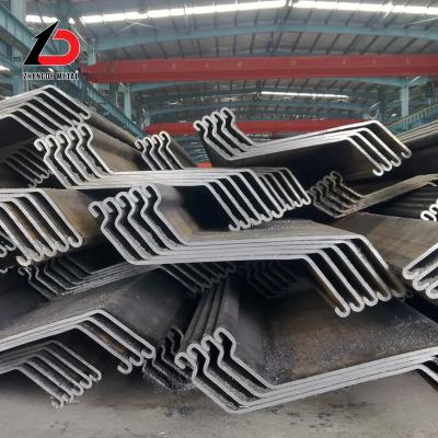 China Az12 Au20 Steel Sheet Pile Customized Cold Formed Sheet Piles for sale