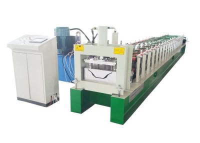 China Waterproof Gutter Roll Forming Machine / Gutter Making Machine With Punch Hole Device for sale