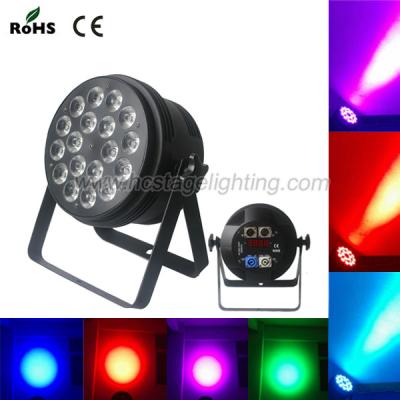 China 2-year warranty dmx 32bit dimming powercon led par 18*10w rgbwauv 6in1 led dj light for sale